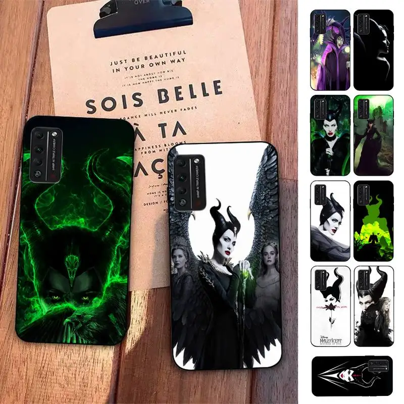 

Disney Maleficent Phone Case for Huawei Honor 10 i 8X C 5A 20 9 10 30 lite pro Voew 10 20 V30