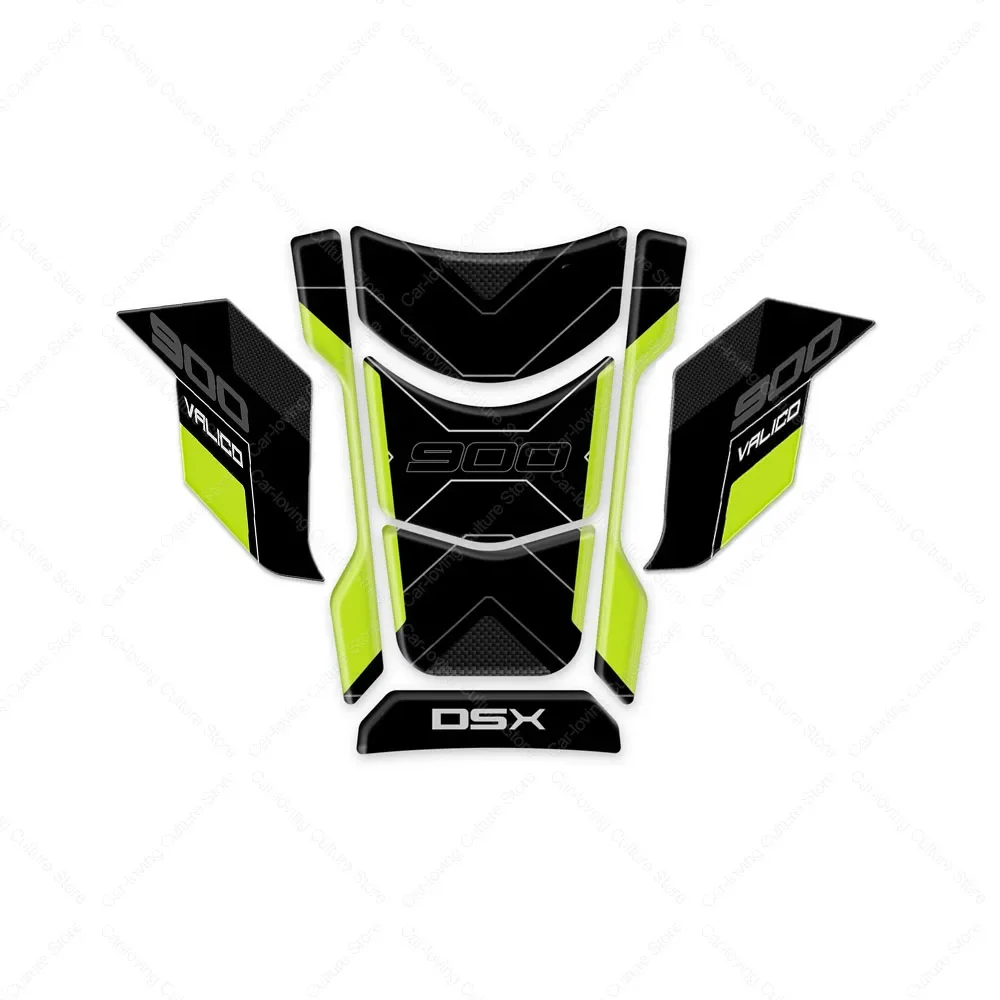 

Водостойкая резиновая наклейка для Voge Valico 900DSX 900 DSX 2024 3D, мотоциклетный топливный бак, защитная наклейка в комплекте