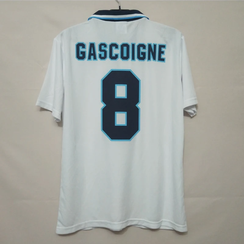 

1996 1998 Retro classic Gascoigne High quality jerseys T-shirt England Shearer Southgate Sheringham Platt Ferdinand Fowler