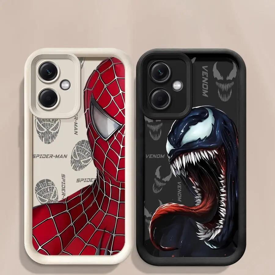 Чехол для телефона Marvel Venom Spidermans Xiaomi Redmi 12 12C 13C 5G 13 4G A1 A2 Plus A3 Poco X3 NFC Pro C50 C51 C61 Cover