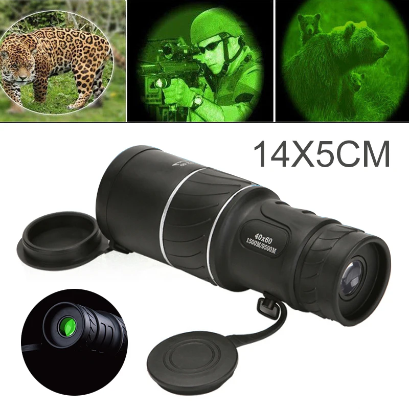 

Day/Night Vision HD Optical 40X60 Monocular Telescope for Camping Hiking