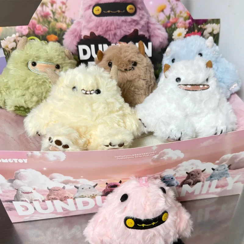 Фото Оригинальная плюшевая игрушка-монстр MOMOTOY Dundun в закрытой упаковке, милая мягкая кукла, подвеска для сумки, брелок, игрушка-сюрприз, новогодний подарок для девочек №1