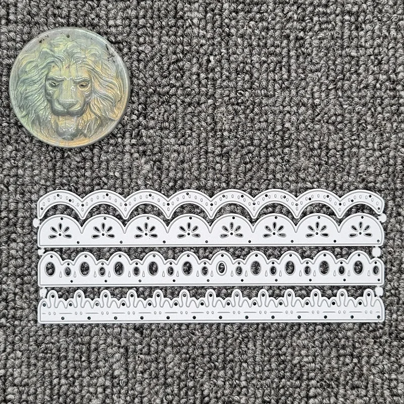 

Кружевной металлический режущий нож, высечка, ручная высечка, материал для обложки альбома, открыток, сделай сам, ручное производство