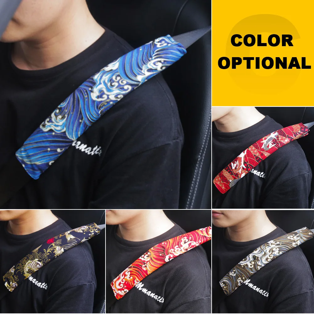 

Universal Car Seat Belt Cover Auto Seat Belt Covers Shoulder Cushion Protector Safety Belts Shoulder Protection car styling