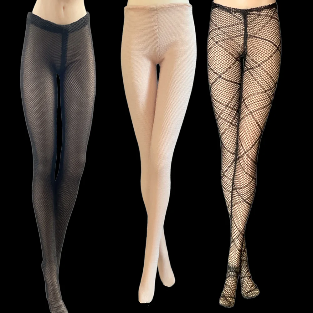 

1/6 Female Soldier Pantyhose Gothic Mesh Tights Lace Pantyhose Stockings Accessory For 12Inch Tbleague Ph Action Figure Body