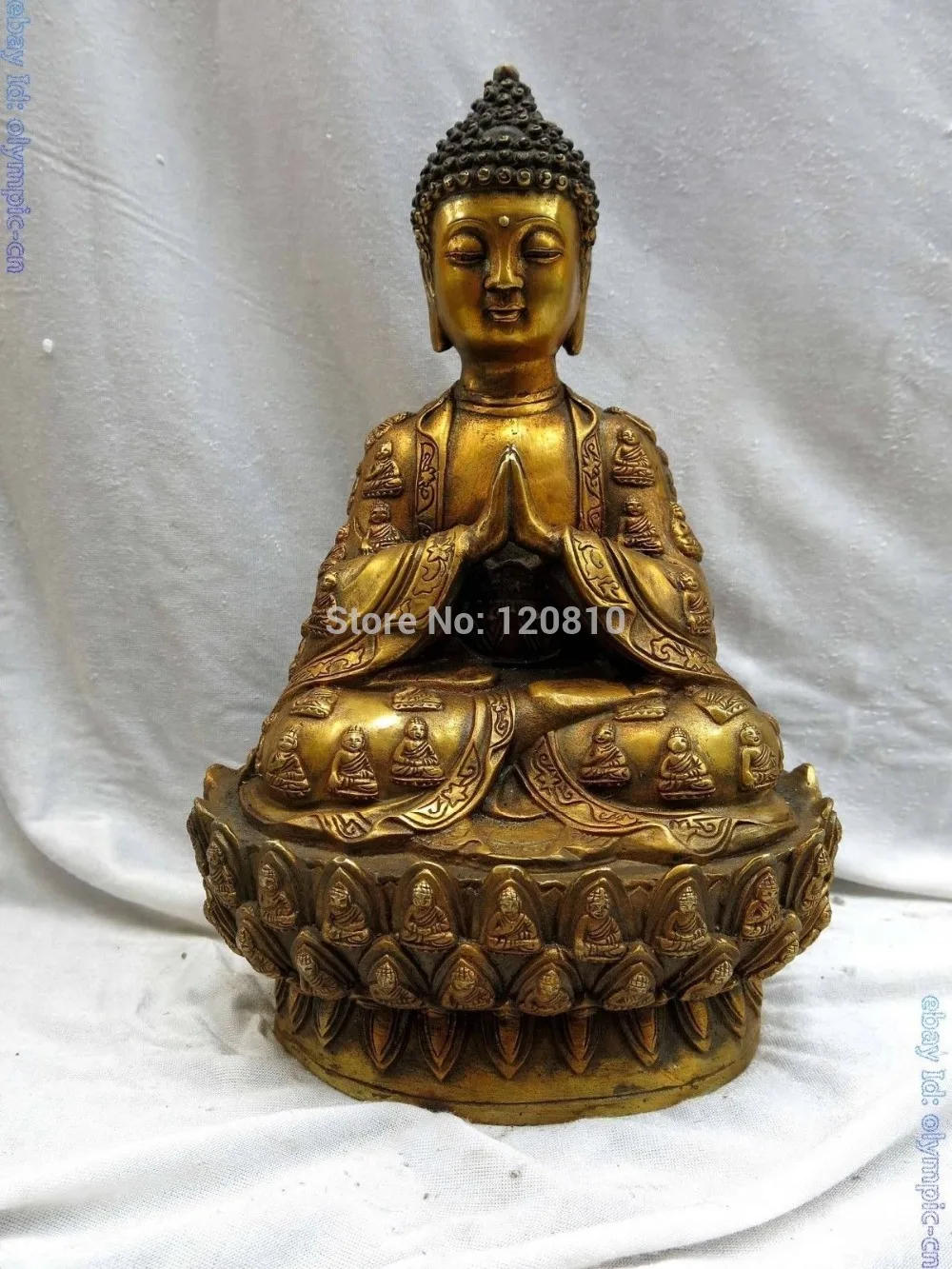 

China bronze carved many buddha for Sakyamuni buddha Sculpture Statue