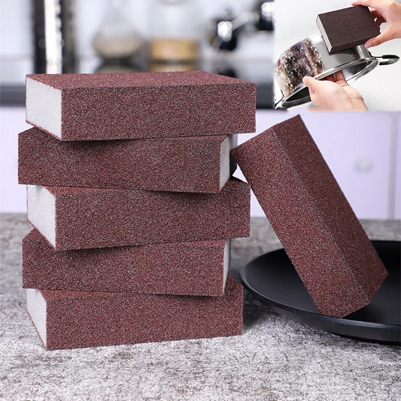 

8/6/1Pcs Nano Sponge Eraser Carborundum Removing Rust Cleaning Brush Kitchen Pot Dish Rust Removal Sponge Emery Cleaning Rub