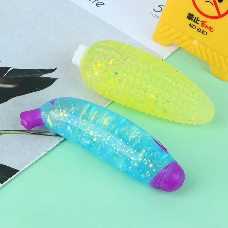 

Новинка, мяч-антистресс с банановыми шариками, игрушка-антистресс, мягкая, в форме фруктов, Снятие напряжения для взрослых, сжимаемая игрушка для детей