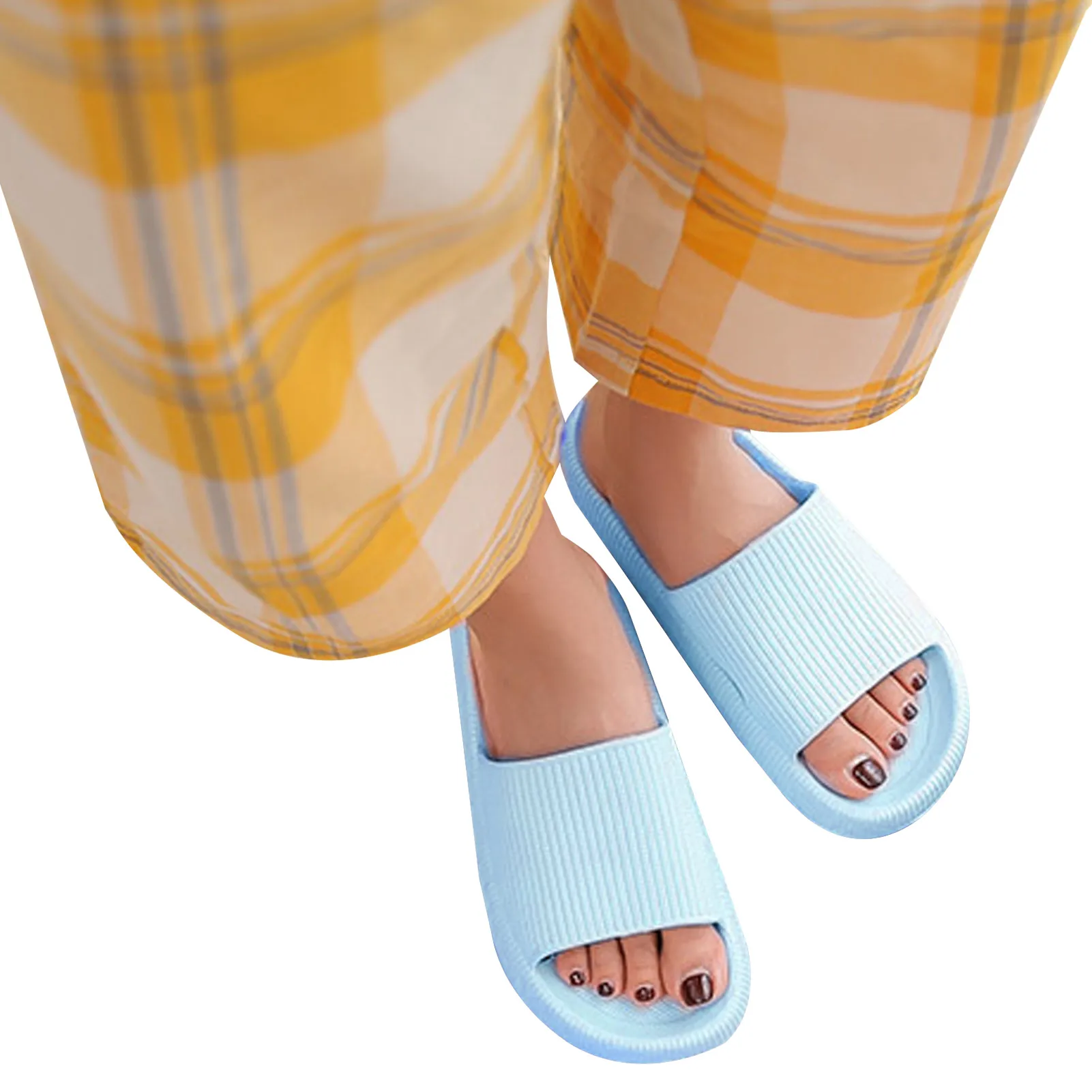 

Сандалии женские для ванной, Нескользящие быстросохнущие, мягкая подошва, плотные, для дома и улицы, пляжа