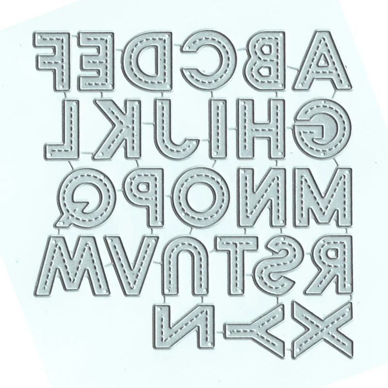 Письмо металлические штампы шаблон штамп вырезанные Скрапбукинг тиснение