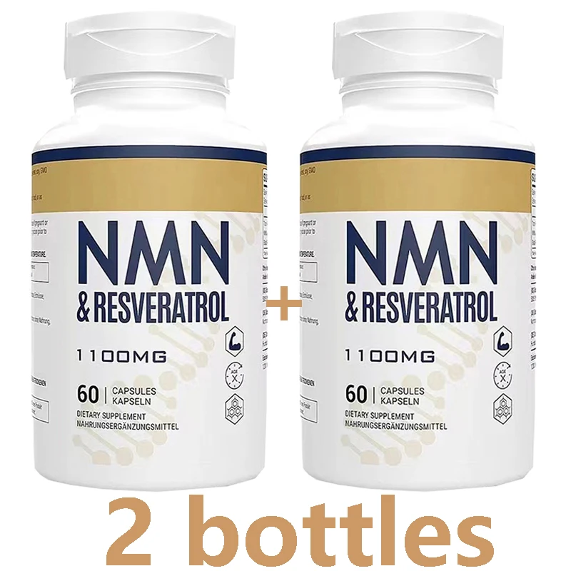 

2 Bottle Nicotinamide Mononucleotide Capsule Supports Cell Repair Growth Reduces Wrinkles Increases Skin Elasticity