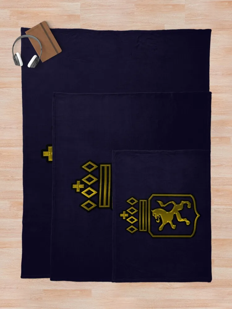 Бренд Dutch Warmblood в золоте. Декоративное одеяло. Покрывала на заказ. Полярные теплые