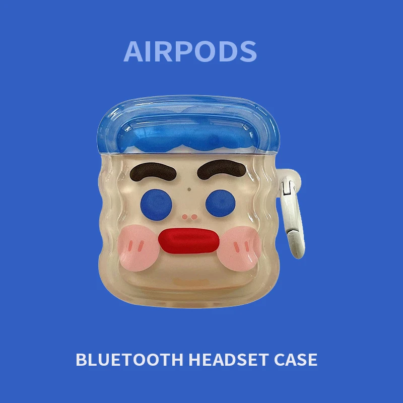 

2022 New Ins Net Red Cartoon Couple Apple Bluetooth Headset Case for Airpods 1 2 3 Pro Pro2