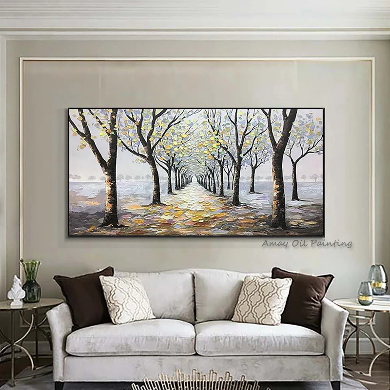 Картина маслом &quotДеревья&quot Noom