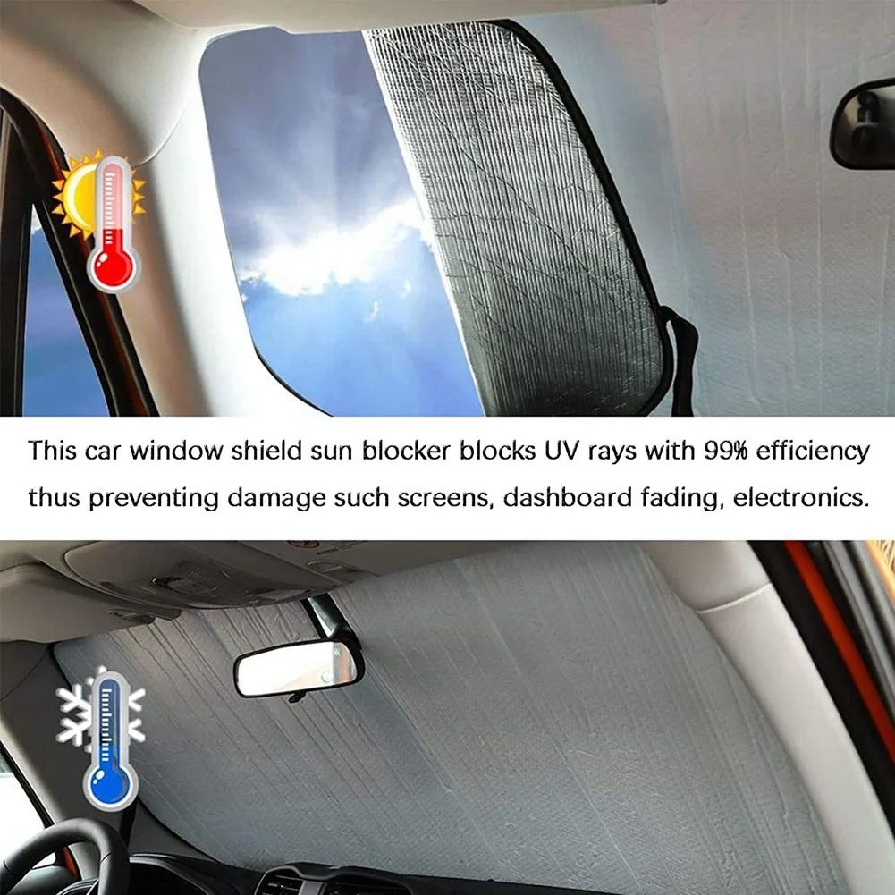 

Солнцезащитный козырек на лобовое стекло для Ford Ranger 2015-2021, алюминиевая фольга, автомобильное переднее окно, солнцезащитный козырек, складной солнцезащитный козырек