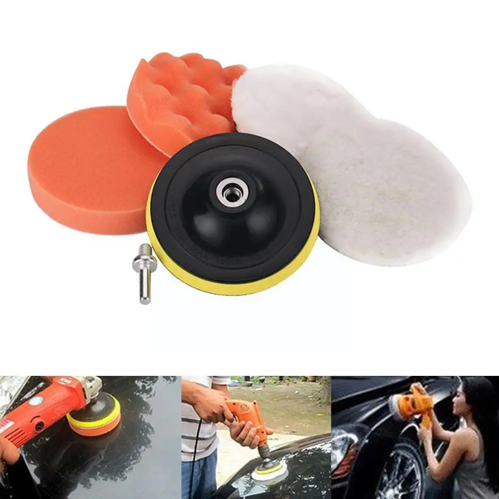 

3 Inch Universal Car Polish Pad For M10 Soft Wool Machine Waxing Polisher Car Body Polishing Discs Cleaning Accessories L2w9
