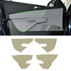 Для VW Passat B6 2006 2007 2008 2009 2010 Автомобильный интерьер из микрофибры кожаная дверная ручка панель подлокотник Крышка отделка