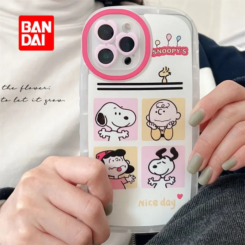 

Bandai Protective Case for iPhone 13Pro 12 12Pro 11 Pro X XS Max XR 7 8 Plus Kawaii Phone Back Cover Cartoon Dog Soft Fundas