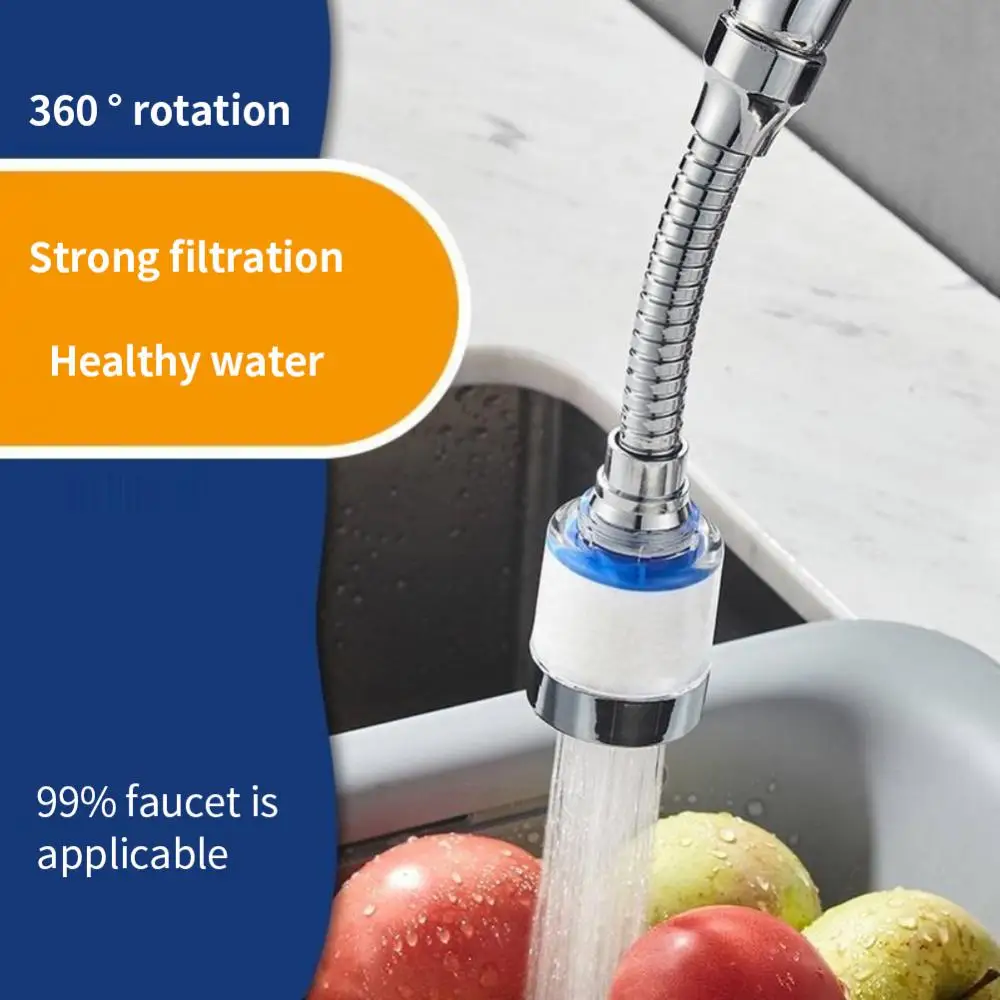 

Water Filter Bubbler Tap Extender 360 Degree Rotating Faucet Extender Connector With Filters Bubbler Faucet Aerator Kitchen Sink