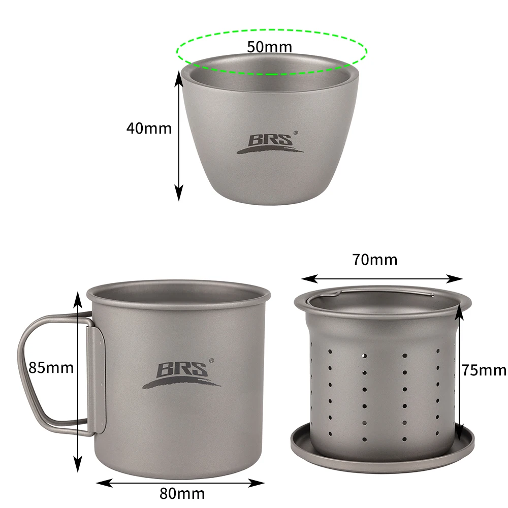 Naturehike double layer titanium cup. Naturehike double layer titanium cup