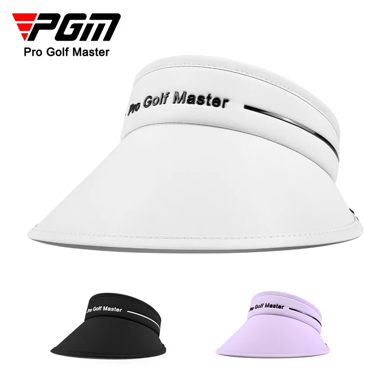 

PGM Women's Golf Hat Sunscreen Sunshade Breathable Headless Large Brim UV Resistant Ladies Empty Top Hats Sun Cap MZ048