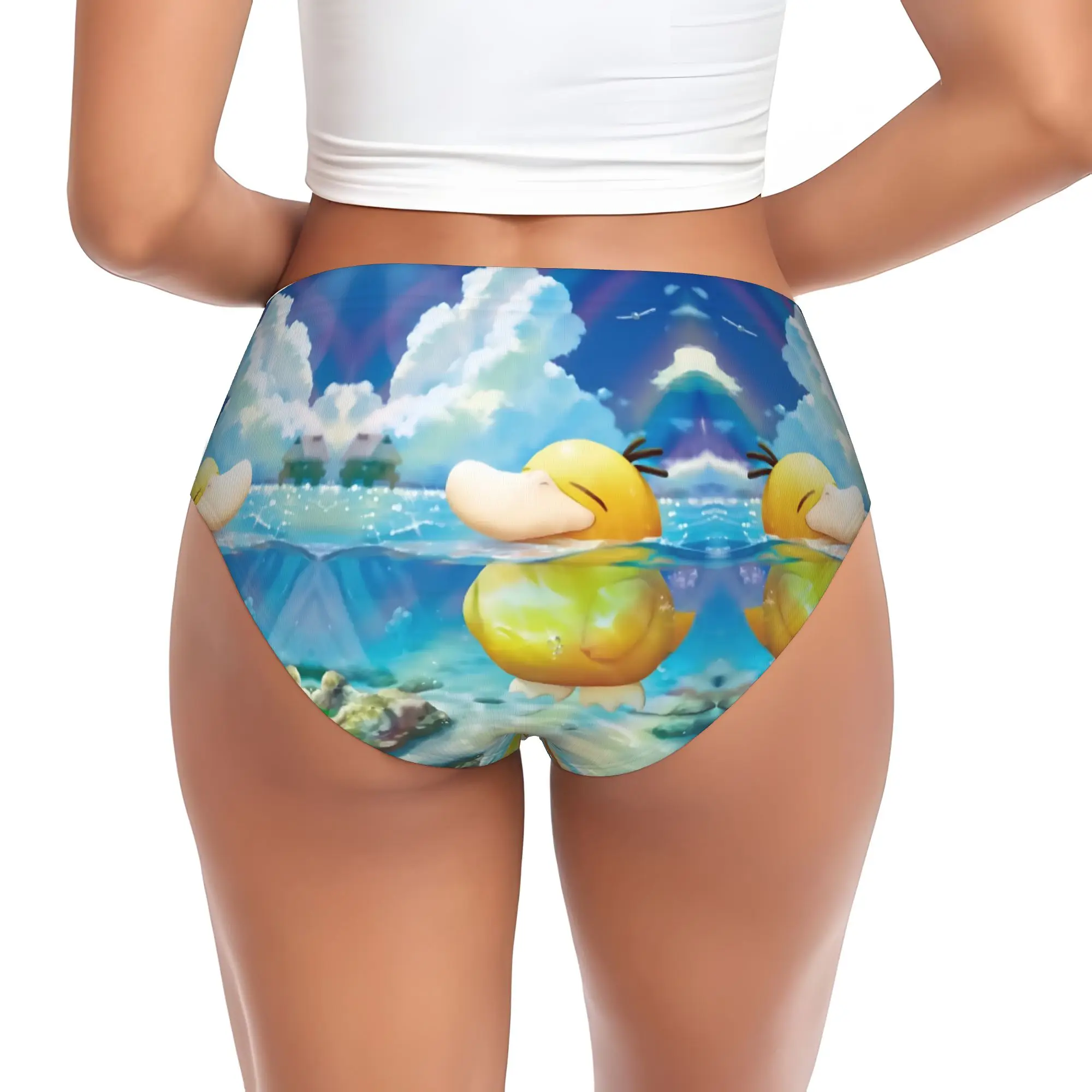 Фото Женские трусики Custom P-Psyducks: комфортное нижнее белье в стиле манга №2
