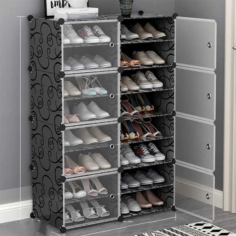 

Shelves Vertical Mobile Shoe Organizers Cabinets Mobile Display Shoe Cabinets Crystal Zapateras Organizador House Furnitures
