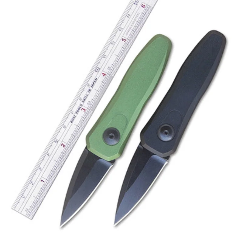 Складной нож CPM154 с алюминиевой ручкой черный титановый тактический для кемпинга