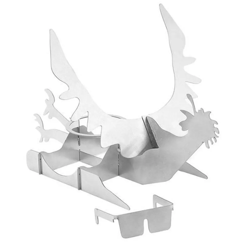 

Outdoor Barbecue Motorcycle Beer Grilled Chicken Stainless Steel Rack