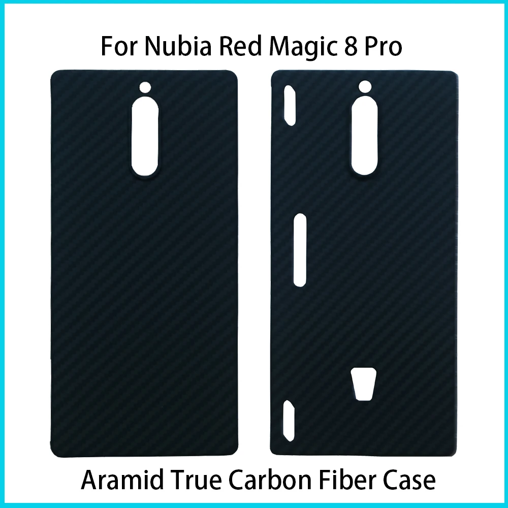

Smhdmy Real Pure Carbon Fiber Protective Case For Nubia Red Magic 8 Pro Ultra-Thin Aramid Carbon Fiber Phone Case Hard Cover