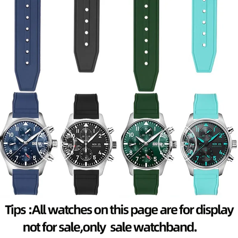 Ремешок для часов fluorubber IWC Pilot's Watch модель Princekin Mark 20 PORTUGIESER резиновый ремешок