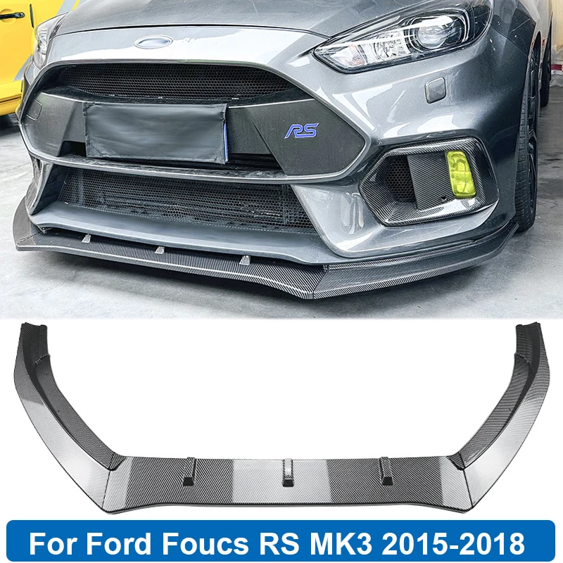 

Передний бампер, разветвитель для губ, спойлер, диффузор, защитная крышка, дефлектор, комплект кузова для Ford Foucs RS MK3 2015-2018, автомобильные аксессуары