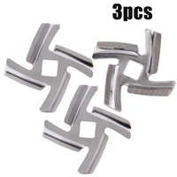 3pcs meat grinder blades stainless steel cutting meat grinder replacement parts for mgb series kitchen home