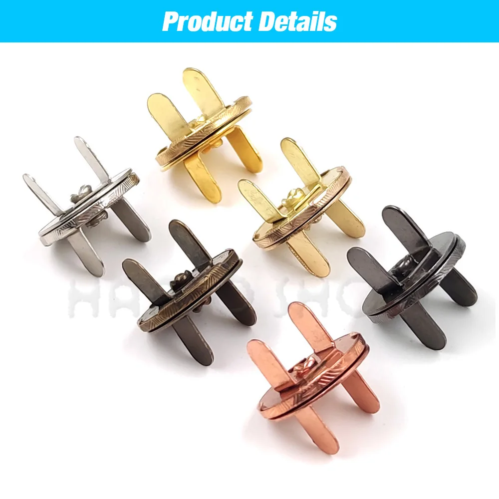 20 Упаковок Магнитных Пуговиц 10 Мм-18 Мм Металлические Пуговицы С Круглым