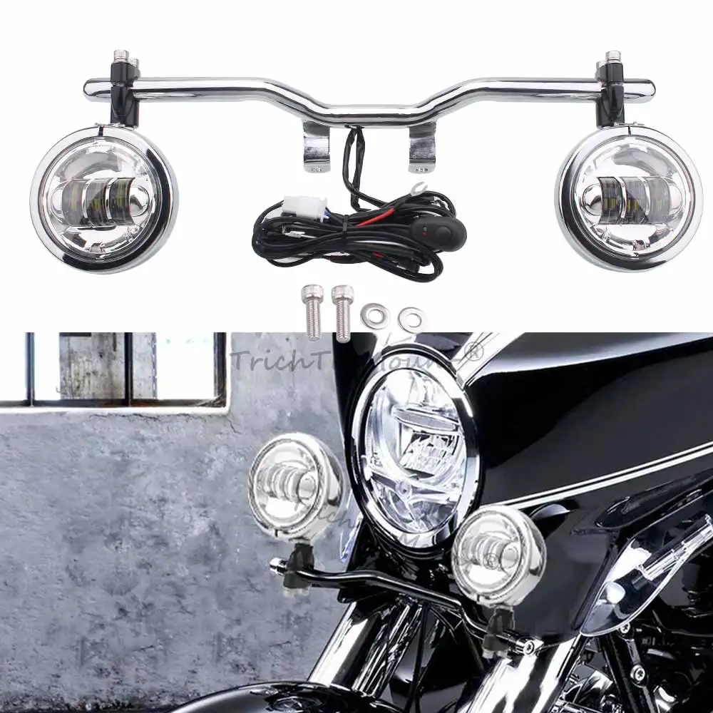 Для BMW R18B Bagger R18 Transcontinental 2021-2024 мотоциклетные светодиодные противотуманные фары