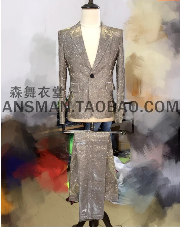 Мужские блейзеры для вечевечерние НКИ клуба ночного волшебного цвета с