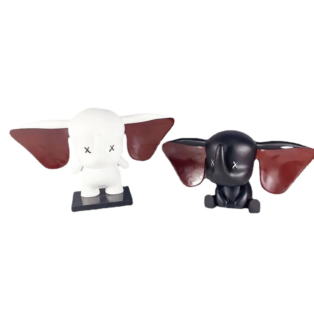 

Simple Modern Creative Cute Dumbo Sculpture Ornament Children's Room Bedroom Home Decorations