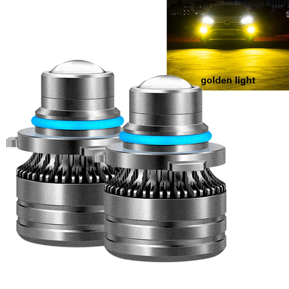

H11 led lights for car led h11 Headlight Bulbs 9005 9006 Fog Light Green Yellow White Light With Lens 40W 5600LM for vehicles