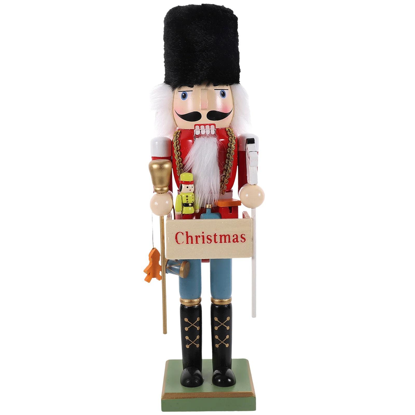 

Decorate Christmas Nutcracker Tree Decorations Wooden Peg People 38cm Plush Xmas