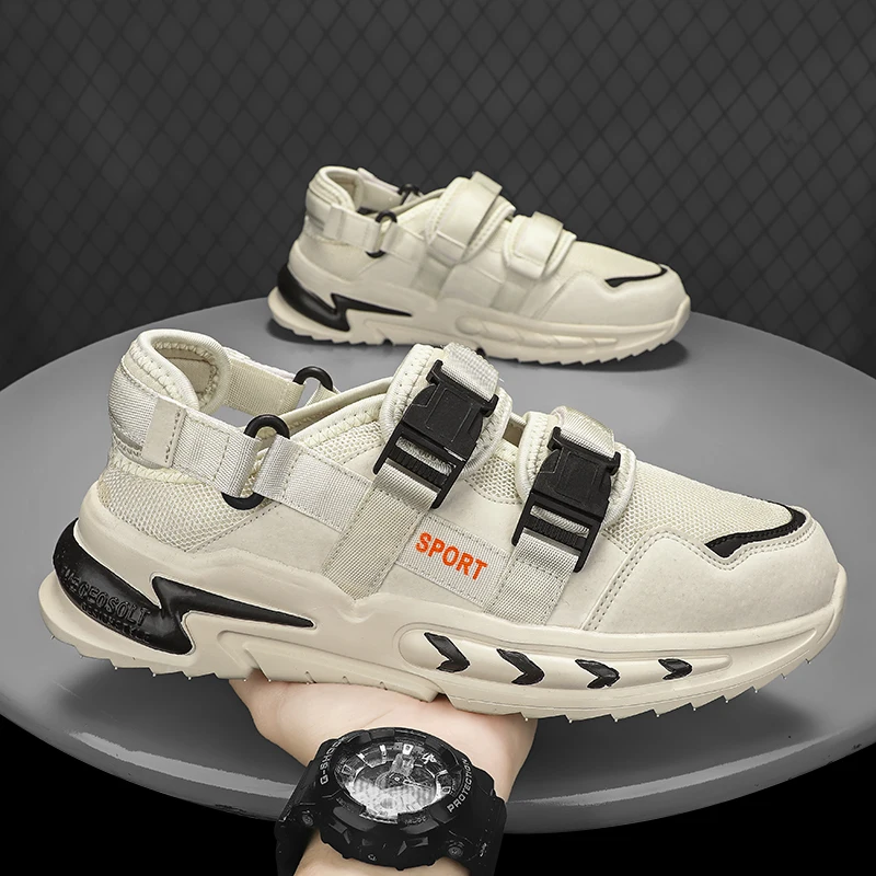 

Original Summer Men's Sandals Men's Sports Shoes 2023 New Breathable Running Casual Elevated Men's Fashion Casual Shoes 44