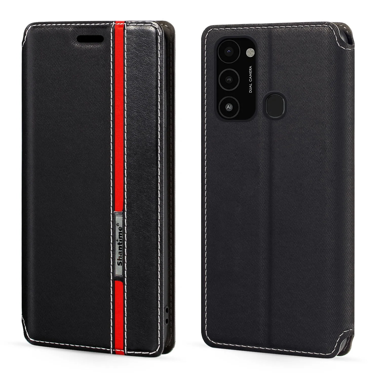 

For Tecno Spark Go 2022 Case Fashion Multicolor Magnetic Closure Leather Flip Case Cover with Card Holder For Tecno Spark 8C