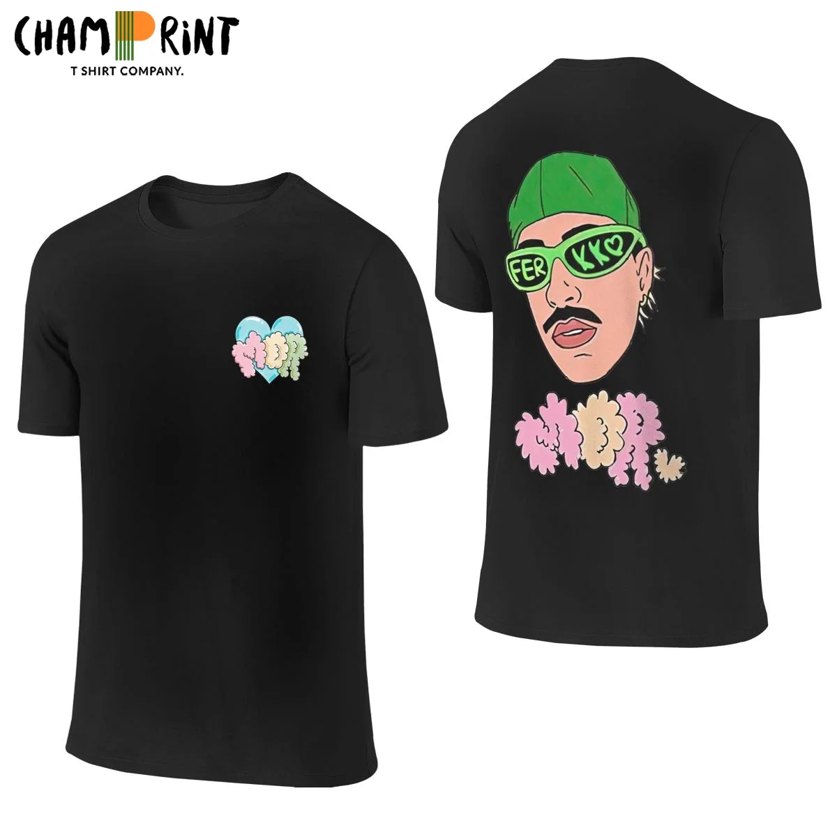 

Футболка Ferxxo Mor мужская с надписью Music Feid, тенниска с круглым вырезом и короткими рукавами, майка из хлопка с принтом в виде подарка, в стиле ретро