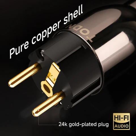 TODN HIFI OCC кабель питания для аудиосистем