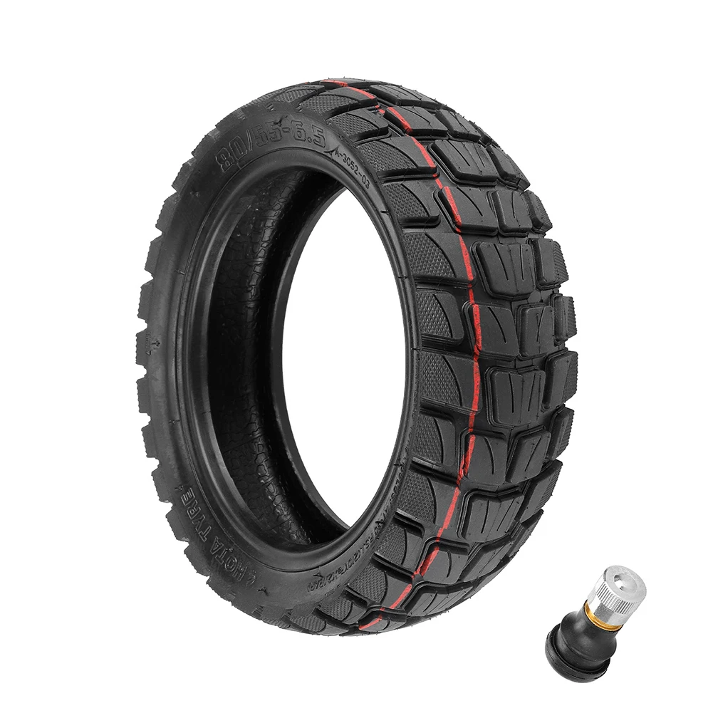 

10 Inch 80/55-6.5 Tubeless Tyre Off-road Tire With Nozzle Universal For Electric Scooter High Quality Scooters Accessories