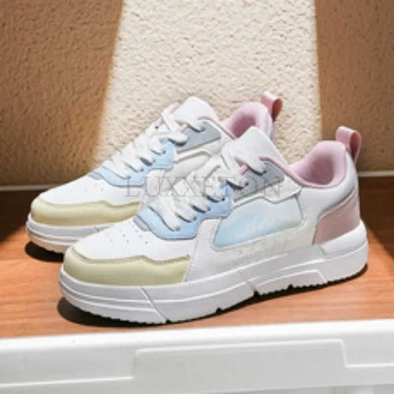 

Women Sports Shoes Versatile Comfortable Casual Shoes Lightweight Breathable Multi Color Flat Women Skateboarding