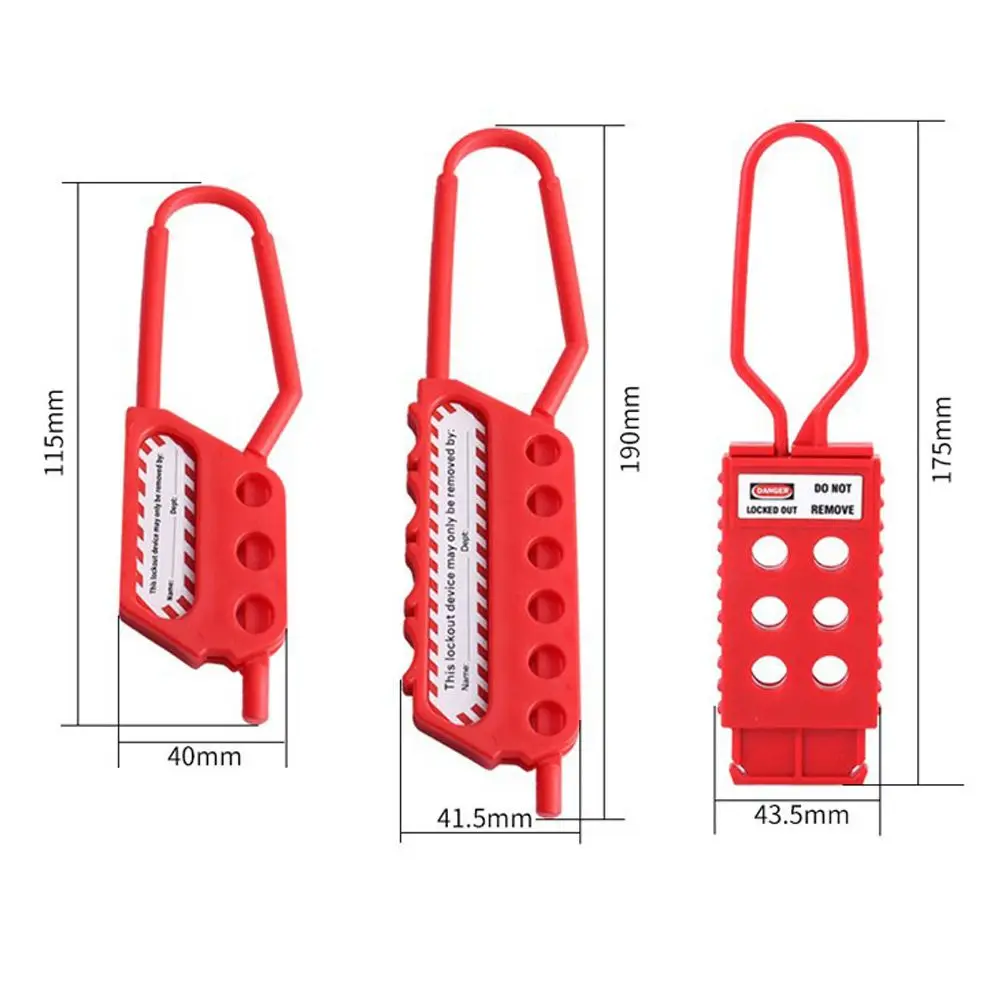 Insulation Industrial Multi Switch Buckle Lock Safety Six Hole | Locks