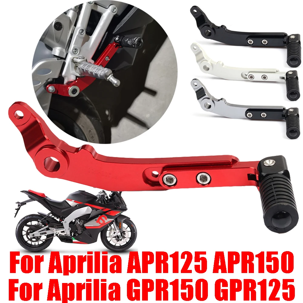 

Motorcycle Rear Foot Brake Lever Pedal Pegs Lever For Aprilia APR125 GPR150 GPR125 APR150 APR 125 150 GPR 125 150 Accessories