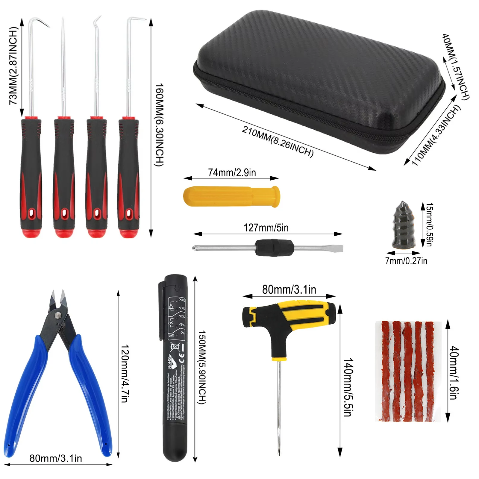 4 шт./компл. набор автомобильных кирок и крючков автомобильное уплотнительное