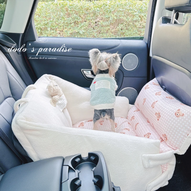 

Dog Car Seat Cover Pet Nest Quality Super Soft Carriers Travel Products Car Cushion Removable Washable Anti-dirty Dog accessory