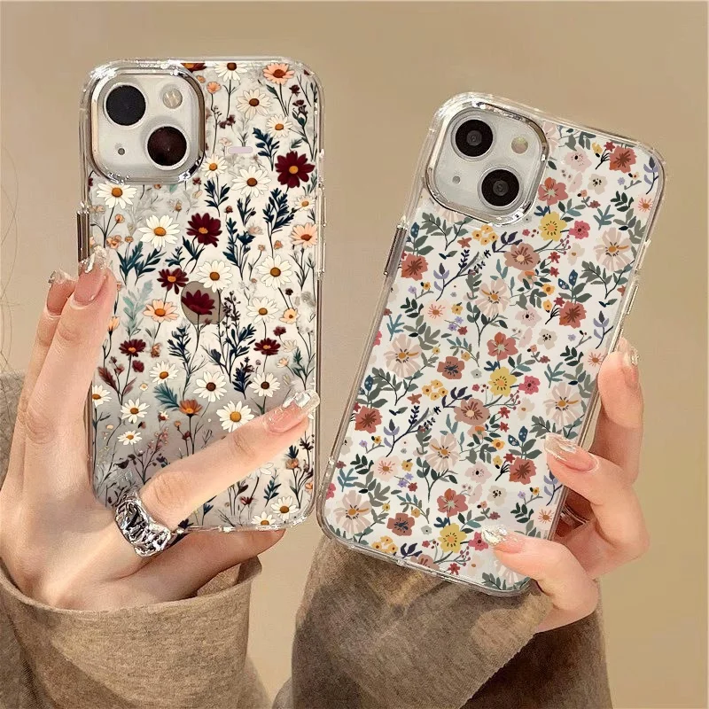 Фото Чехол для телефона INS Daisy Flower для OPPO A2 A3 A5 Pro A3X A5X A18 A38 A58 A78 A60 A59 A98 A17 A55 A35 A15S A53 A72 F29 F31 Pro Cover №2
